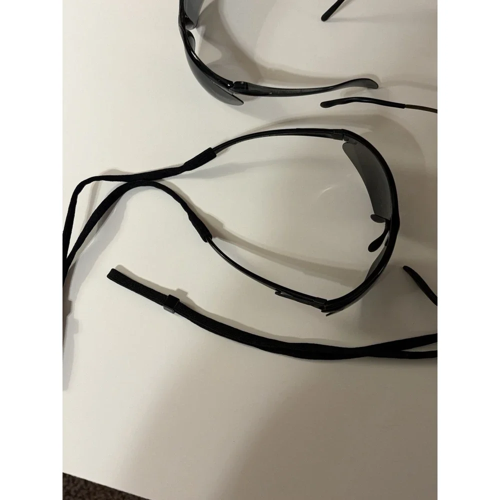 Safety Glasses, Sunglasses Lot of 4 pairs with 2 adjustable straps, Workwear